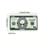 Grands pochons zip plastique Dollar Alien