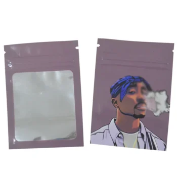 Pochon Tupac plastique zip