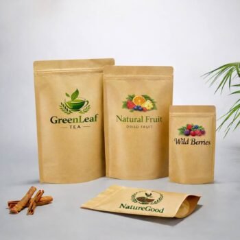 sachet kraft personnalisés logo