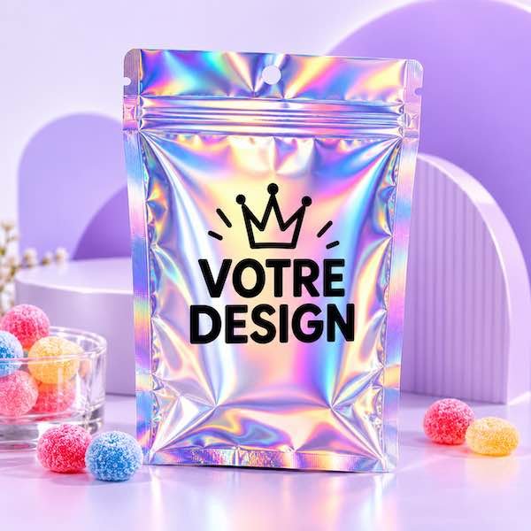 Pochon holographique personnalisé